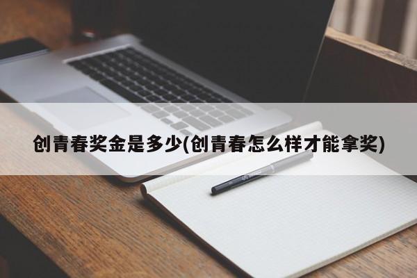 创青春奖金是多少